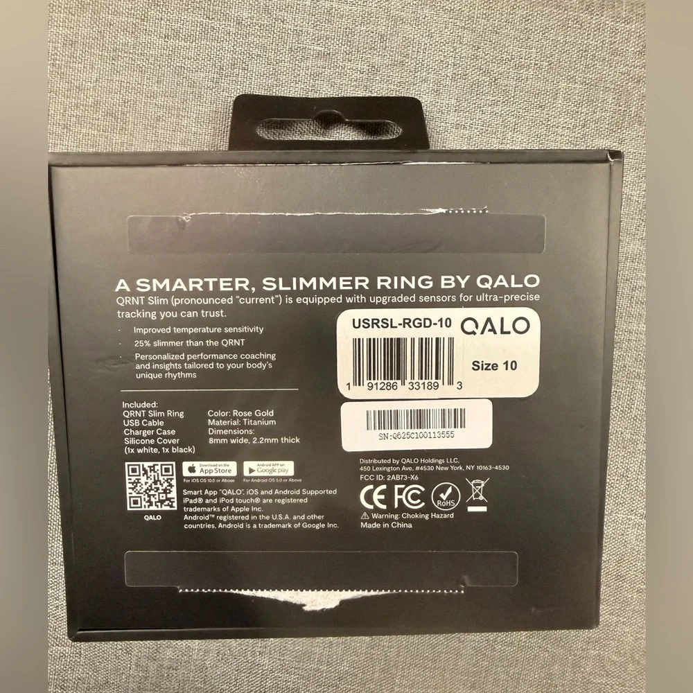 QALO Smart Ring - Rose Gold QRNT Limited Edition